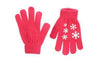Children's Magic Gripper Gloves | Snowflakes Pink